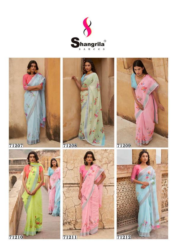 Shangrila Raaga Linen 7 Fancy Digital Printed Saree
